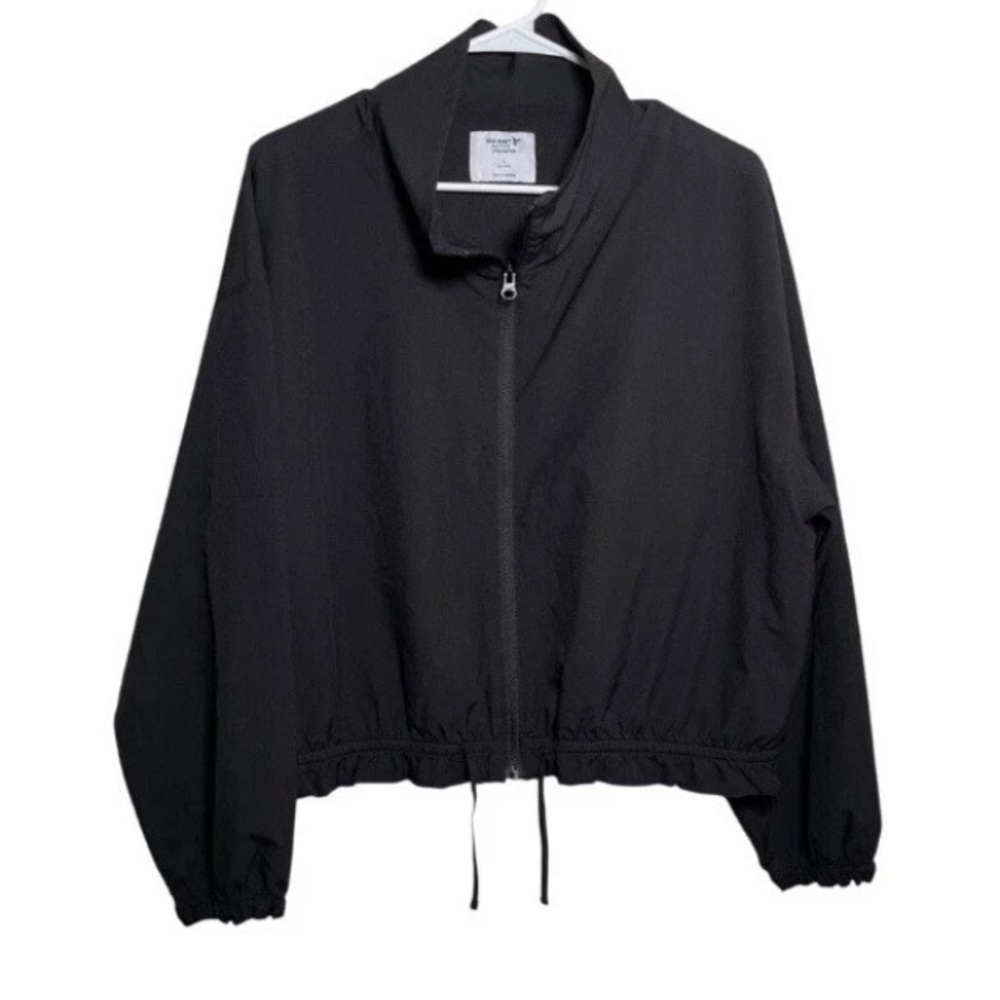 Old Navy Active Jacket Women's Large Black Full Zip Athletic Dry Quick